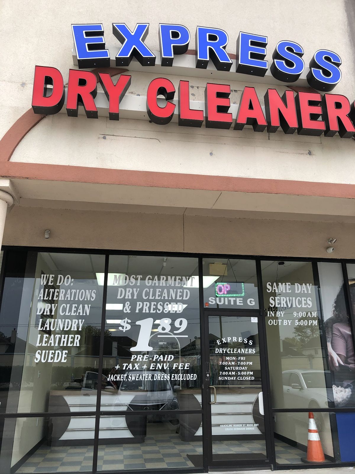 Inside Express Cleaners